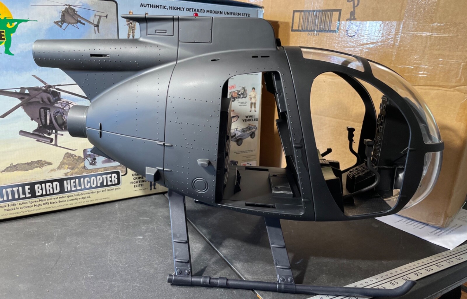 Helicopter Boeing Ah 6 Little Bird Paper Model By Cle vrogue.co