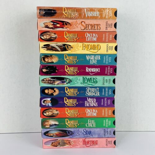 Loris-lots Danielle Steel 13 VHS Lot Free Shipping Excellent Condition - 第 1/3 張圖片