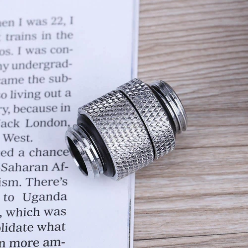 G1/4 Outer Thread 360 Degree Rotary PC Water Cooling System Tube Adapter