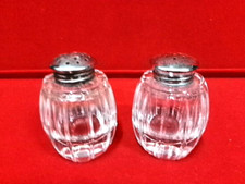 Poivre et sel en cristal et verre