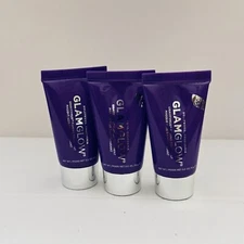 Lot Of 3 GLAMGLOW 0.5oz GravityMud Firming Treatment Face Mask Mini 0.5 Oz Each