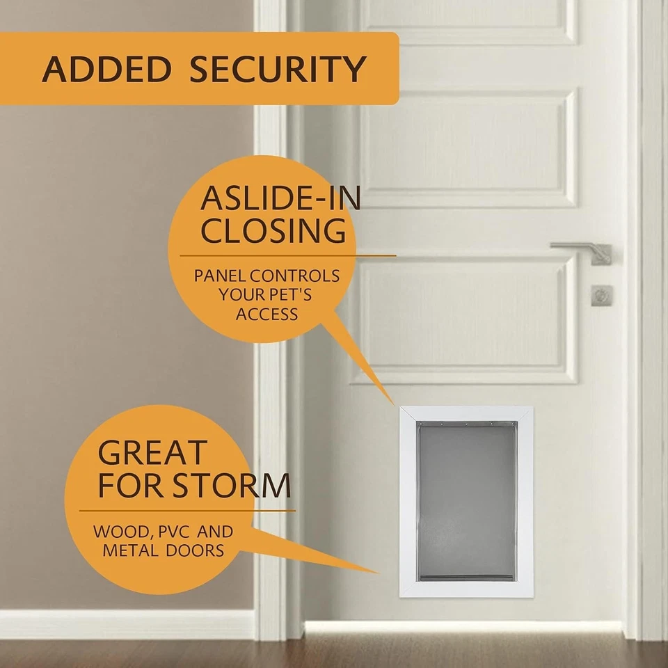 Solapa de repuesto para puerta de perro/mascota compatible con PetSafe 8 1/8”x12 7/8” PAC11-11038 Foto 4 de 4