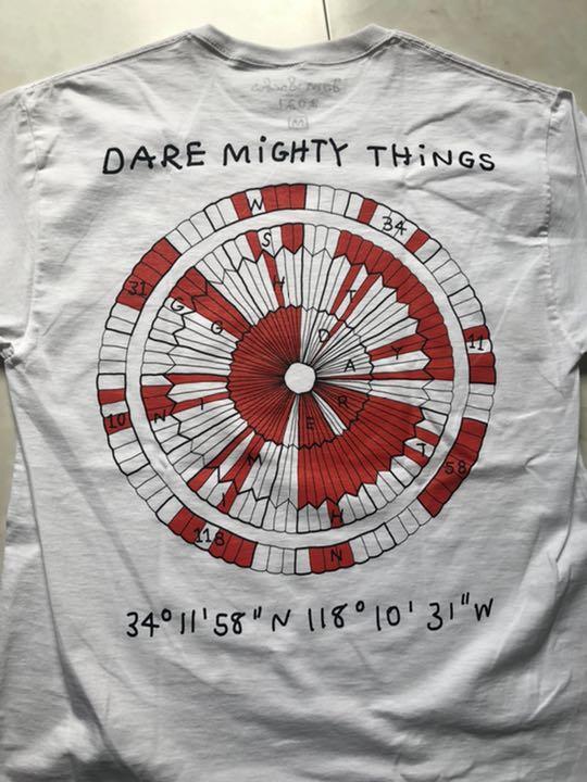 Tom Sachs 2021 Perseverance 10th Edition White Cotton T-Shirt Tag M Size image 2