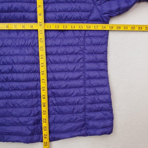 LL Bean Jacket Girls Large Purple Down Puffer Coat 650 Fill Packable Lightweight - Picture 16 of 19