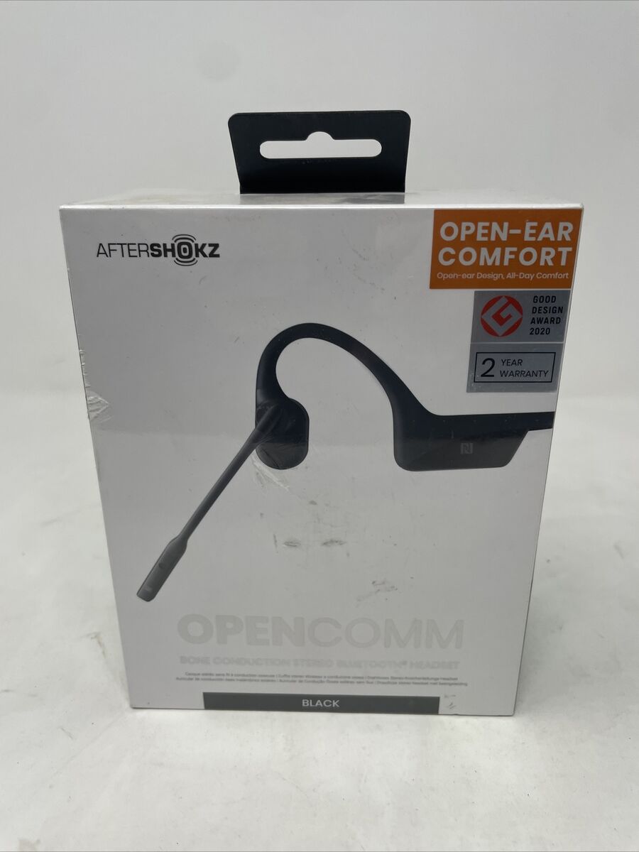 Aftershokz OPENCOMM Stereo Bluetooth Bone Conduction Headset