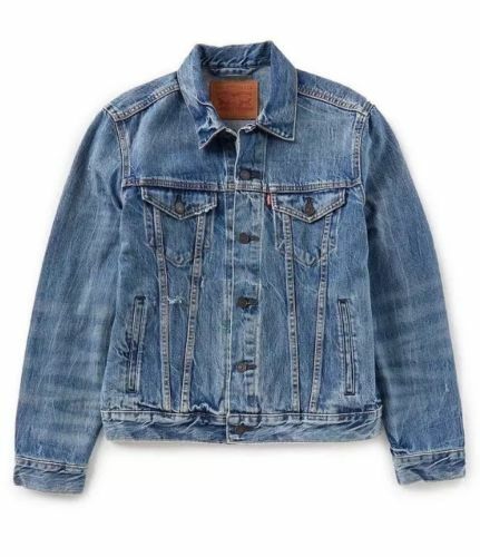 Levis Trucker Jacket Mens Denim Button 