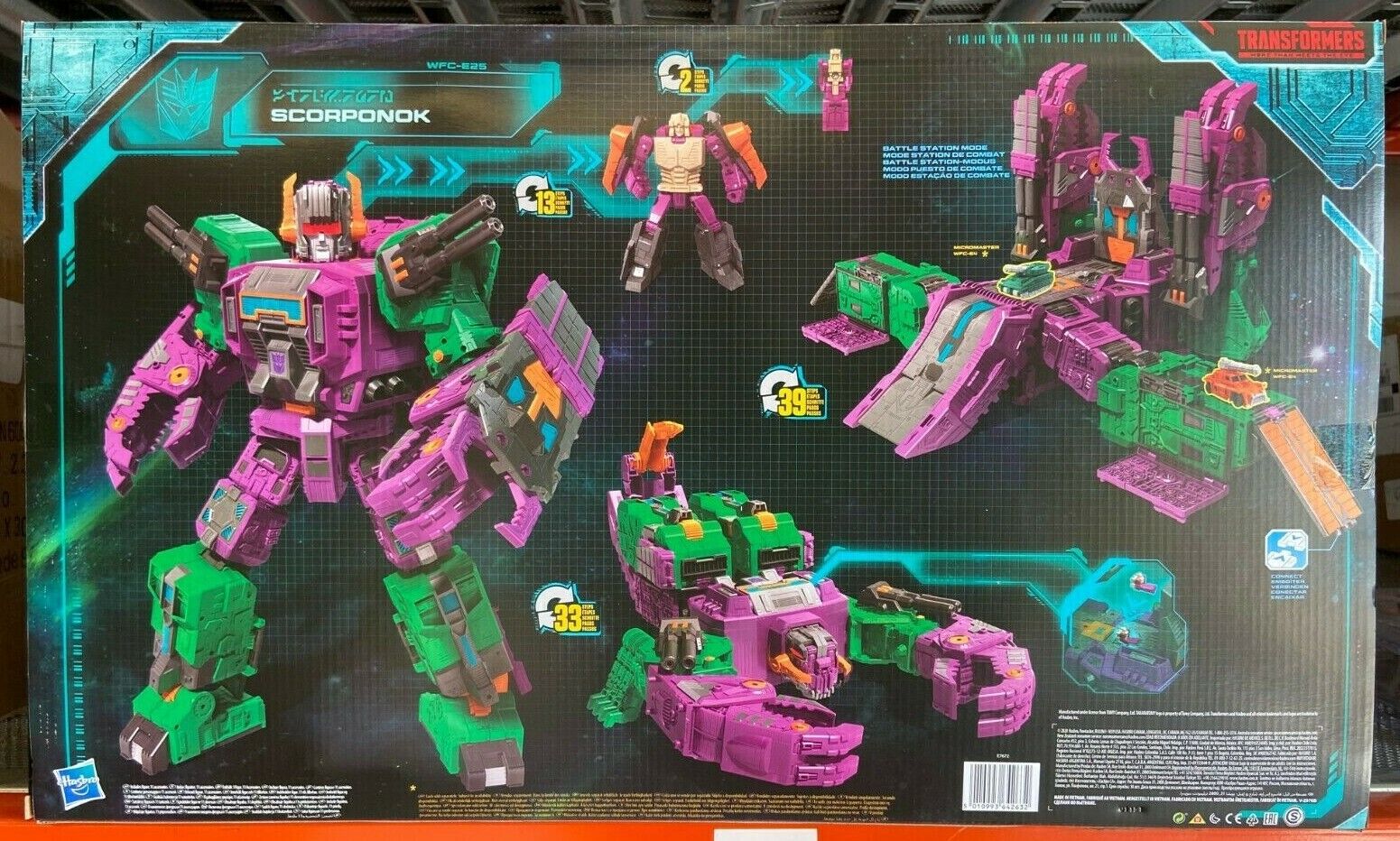 Transformers Generations War for Cybertron Earthrise Titan WFC-E25 Scorponok