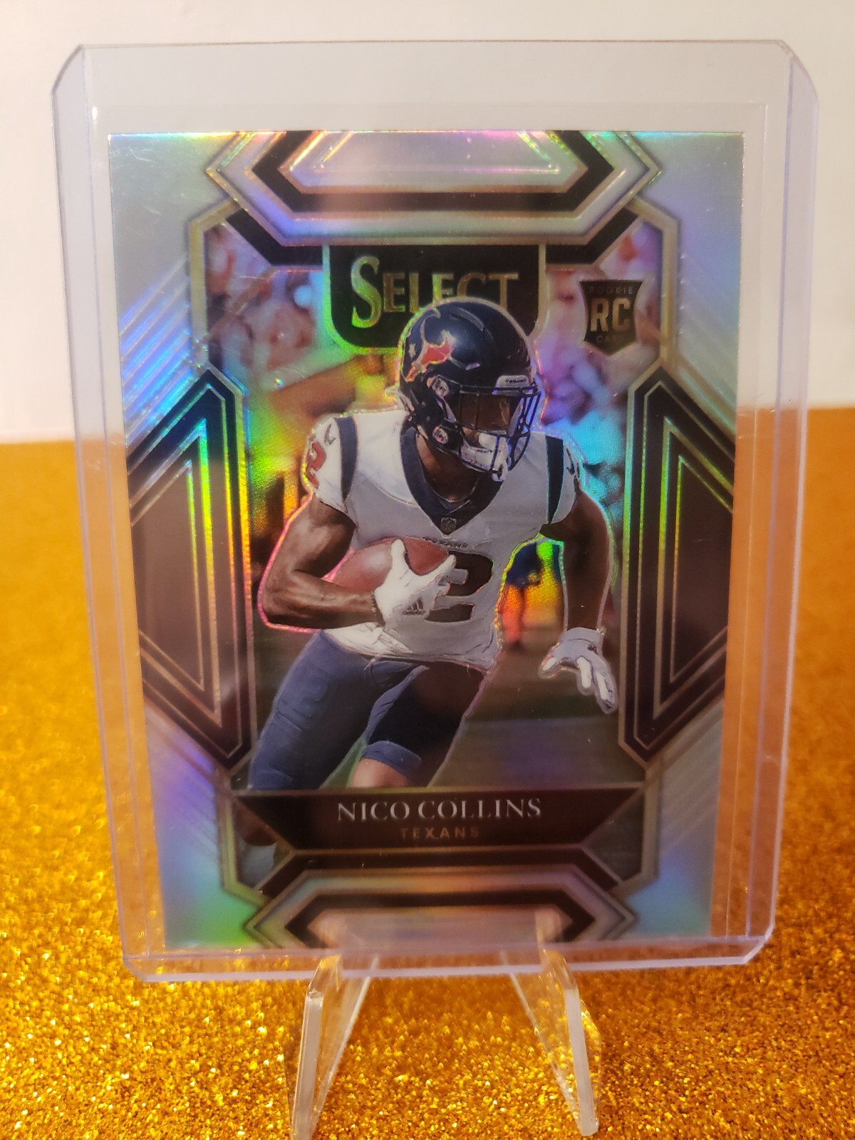 2021 SELECT Nico Collins RC #269 Club Level Silver Prizm Texans Rookie 🔥