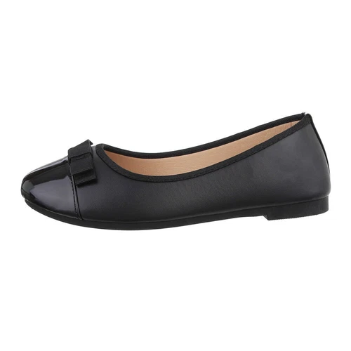 Classic ballet flats women's shoes 4455 Ital design in black
