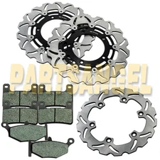 F+R High Quality Brake Rotor + Pads For GSX 1300R Hayabusa (2008-2013)Motorcycle