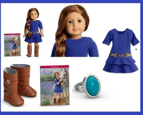 American Girl SAIGE Doll of the Year & Book 18" SAIGE Brand New SAME ...