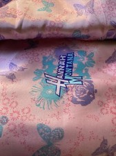 CP22219 Logo Butterflies Hannah Montana Silky Fabric BTY/W 58