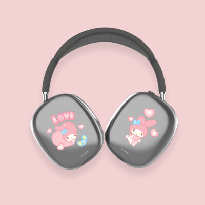 Clear Protective Hard Case For AirPods Max SANRIO Kuromi, My