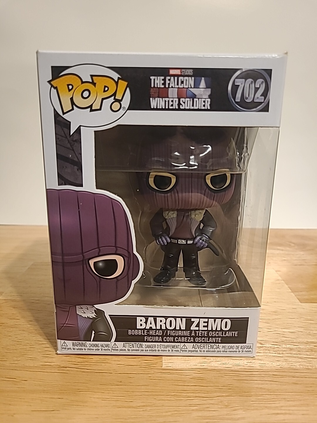 Funko Pop! Baron Zemo #702 Marvel: The Falcon and the Winter Soldier W/Protector