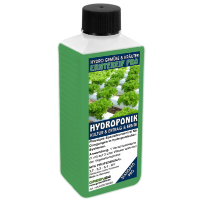 Hydro-Erntereif Nhrlsung NPK Voll-Dnger fr Kruter & Gemse in  Hydrokultur | eBay.de