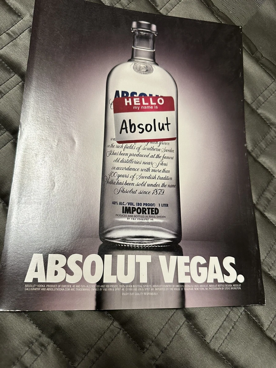 Go absolute. Go absolute