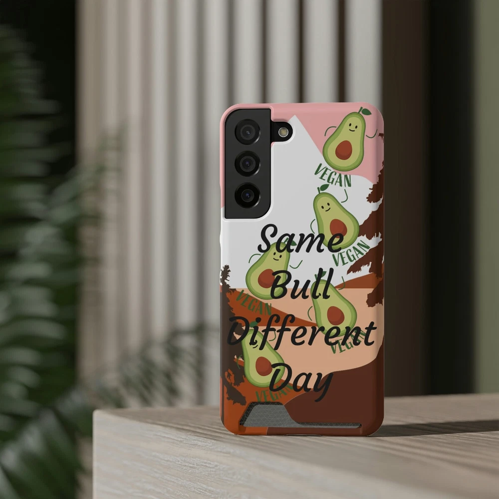 Slim Protective Phone Case with Built-in Card Holder  