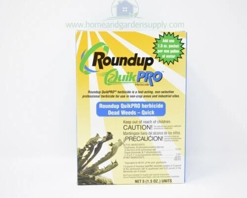 Roundup QuikPRO 73.3% Glyphosate Fast Weed and Root Killer 10 Packets