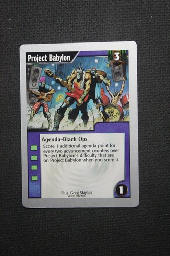 WotC NetRunner CCG/TCG * V1.0 & Proteus* Corpo Singles - Picture 100 of 147
