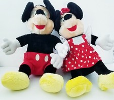 Vintage 18" Plush Mickey Minnie Mouse Stuffed Animal