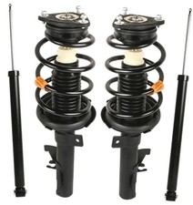 Front Rear Complete Strut Spring Assemblies Front and Rear Struts Set of 4 