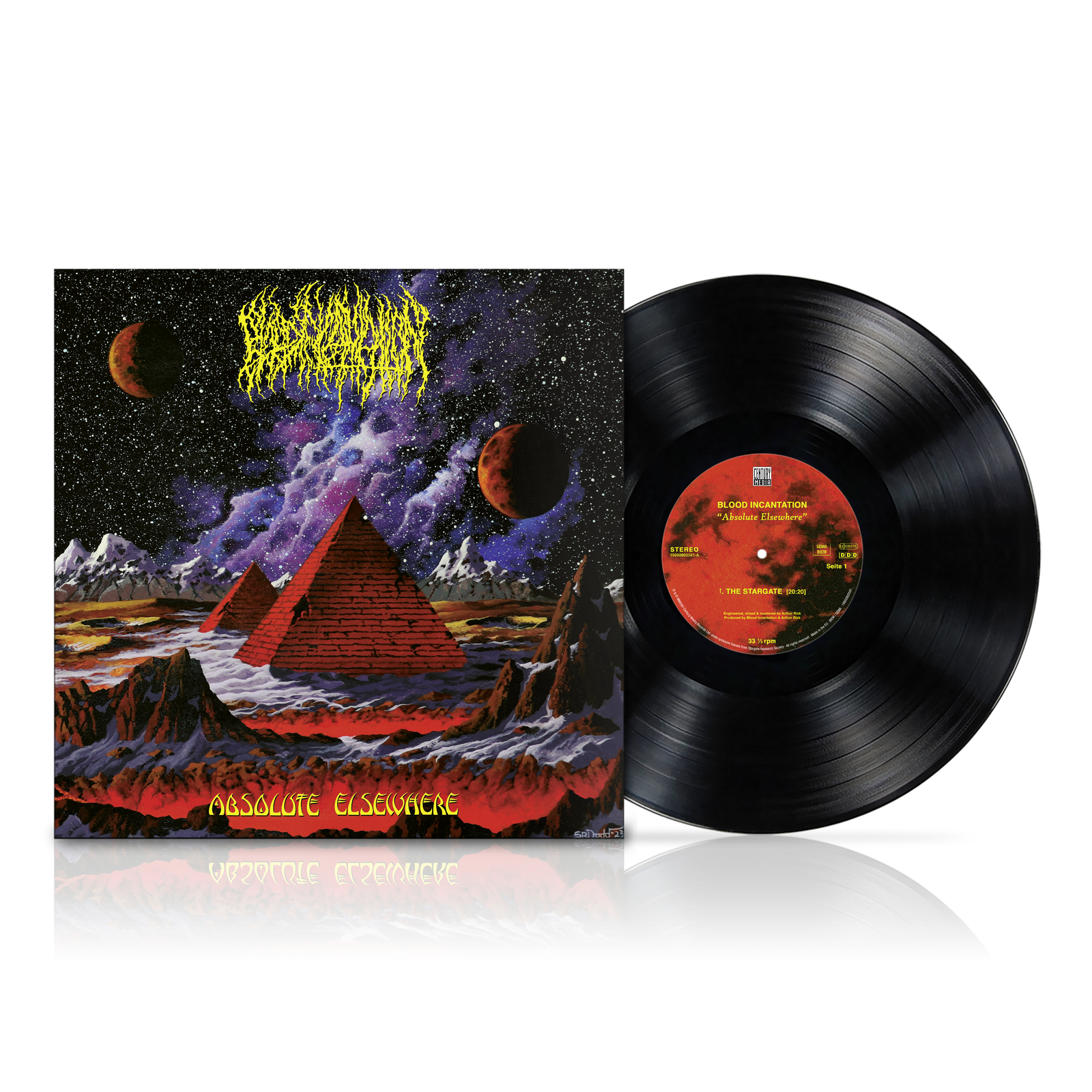 Blood Incantation 'Absolute Elsewhere' LP Gatefold Black Vinyl + Poster NEW