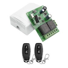 433MHz Remote Control   Relay 2CH Module  Transmitter DC 5V 12V 24V 30V for2527