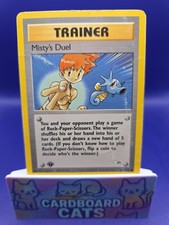 Misty's Duel 123/132 Gym Heroes Regular FIRST EDITION Pokémon Card on eBay