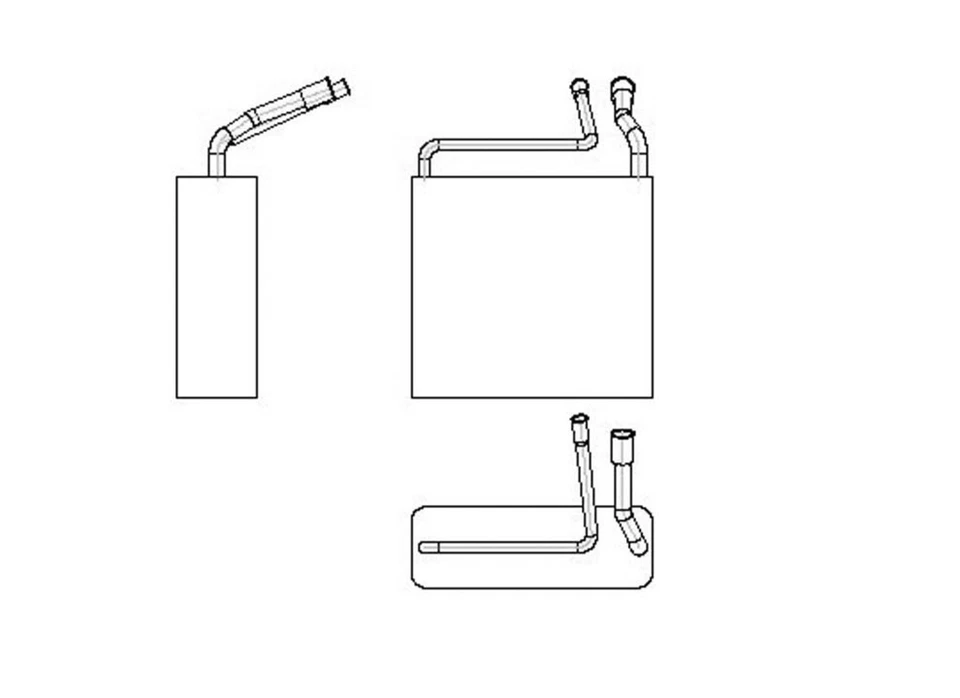 Novo evaporador CA para 97-04 Ford F150/F250 XL7Z 19860 AA - Imagem 2 de 2