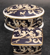 Wedgwood Cornucopia piccola scatola quadrata 2 3/4", scatola ovale 4 1/4