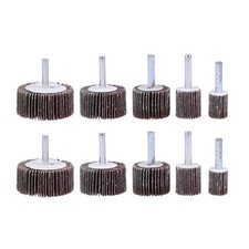 10PCS Grinding And Polishing Abrasive Cloth Wheel Handle Impeller Sanding Discs 1.65 per disc