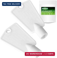 2Pack 297147700 Refrigerator Door Lock Key Compatible with Frigidaire Kenmore El