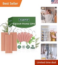 15 Pack Natural Cedar Blocks   Refreshing Scent for Closet and Drawer Storage