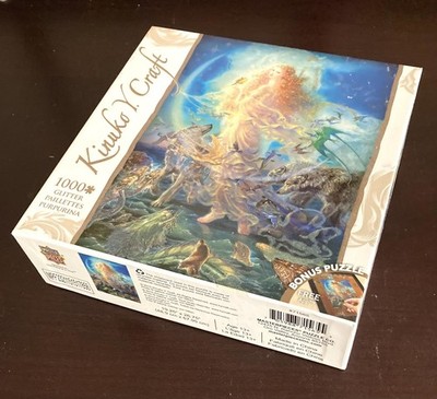 Kinuko Y. Craft 1000 piece GLITTER puzzle by Master Pieces 2015 SEALED - NIB