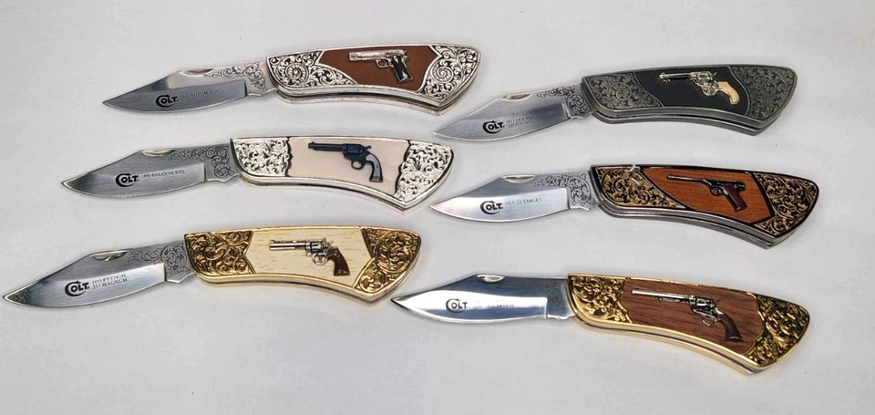 FRANKLIN MINT Colt Collector Knives, each knife features an Iconic Colt Model - Image 2 of 4