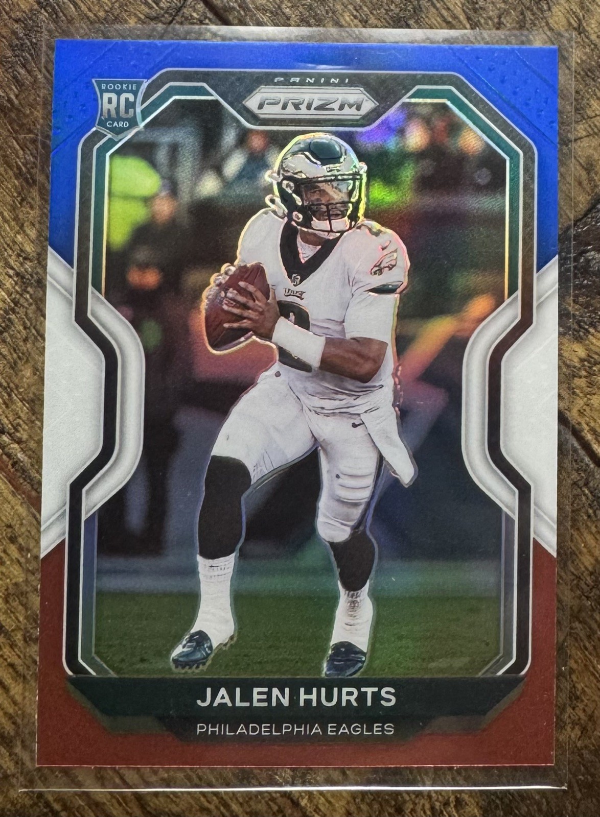 Jalen Hurts 2020 Panini Prizm #343 Red White Blue Rookie RC Philadelphia Eagles