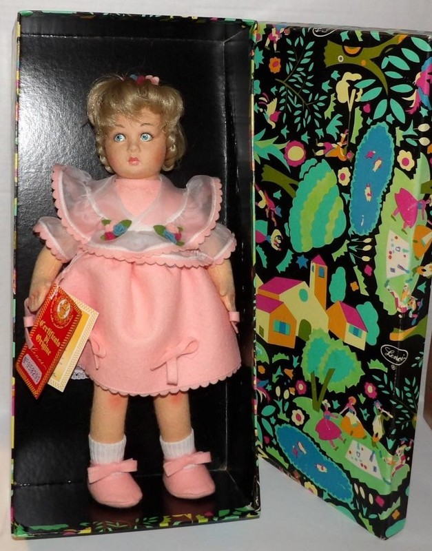 LENCI FELT DOLL 13" Cloth Doll Made in Italy NEW IN BOX