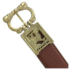 Heraldic Renaissance Medieval Decorated Classical Brass Buckle 14th-16th Century