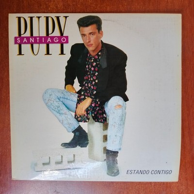 Pupy Santiago    Estando Contigo - Es El Amor [1990] Vinyl LP Latin Salsa CBS