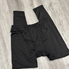 Mossy Oak Men’s Base Layer Long John’s 2xl Black Pants Thermal Underwear Hunting