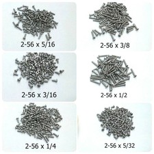 HO Parts Miniature Screws 2-56 For Replace HO...