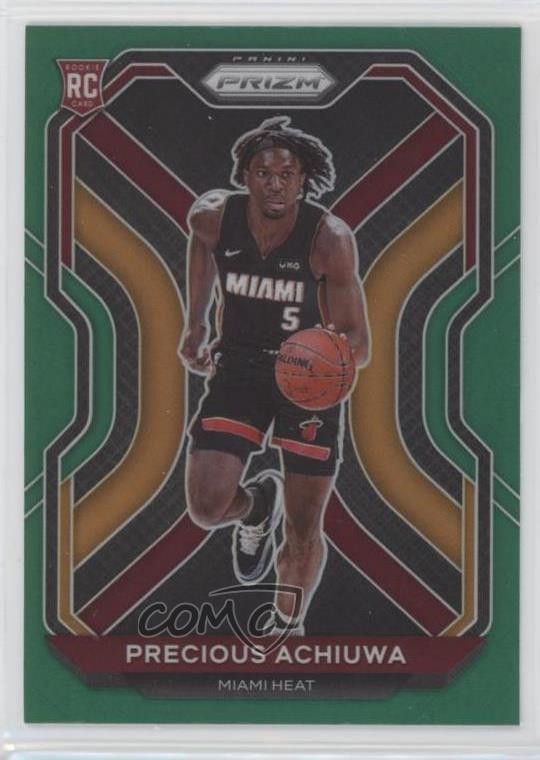 2020-21 Panini Prizm Green Prizm Precious Achiuwa #294 Rookie RC uk2