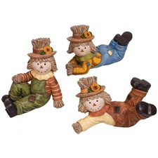 Scarecrow Fall Decorations for Home, 3 Pcs Fall Decor for Table Indoor Outdoo...