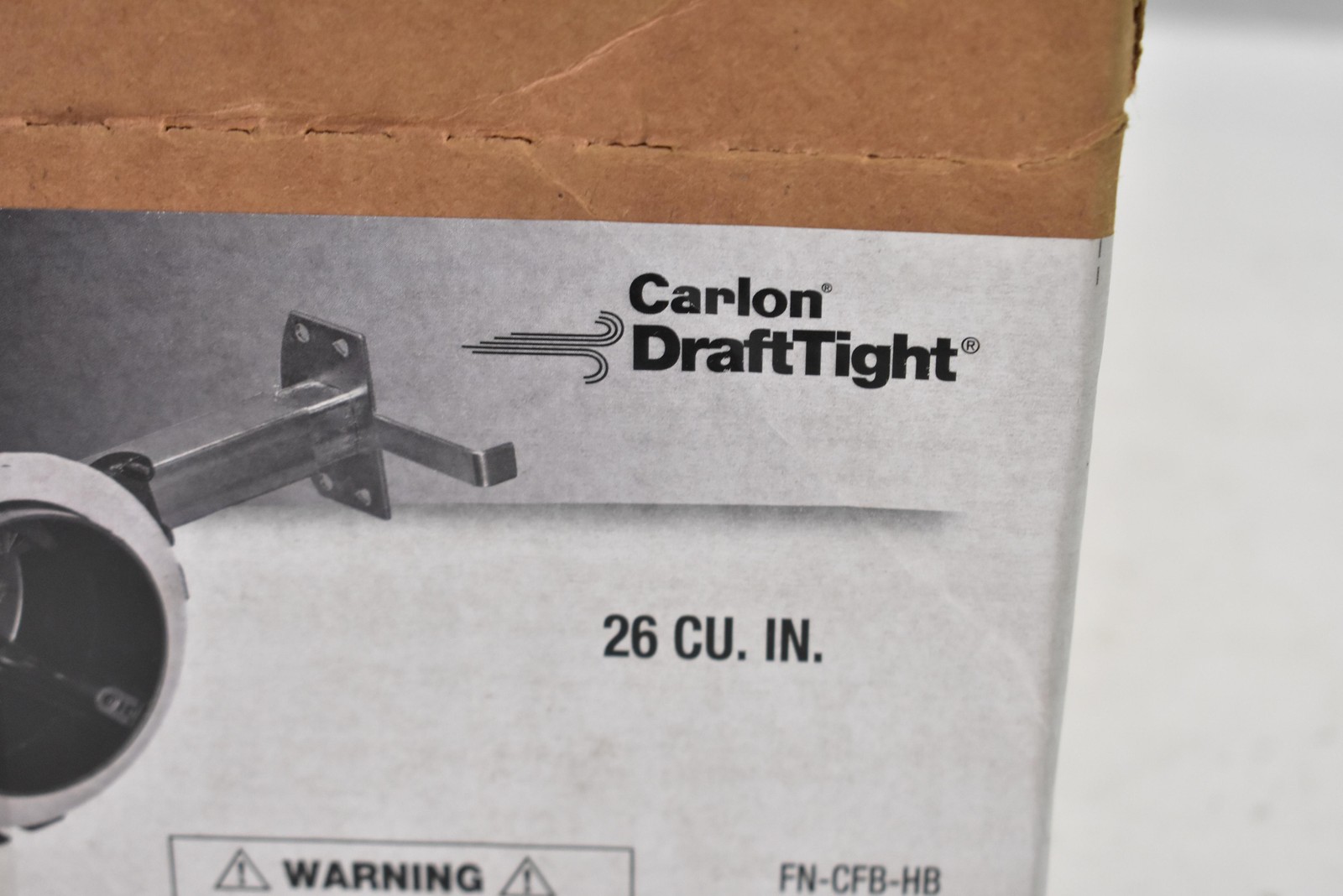 Carlon DraftTight Ceiling Fan Box 26 CU IN Energy Saving New Work 6 Pack USA ABB