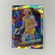 2025 Panini WNBA Prizm - Cameron Brink Cracked Ice Prizm #87 Los Angeles Sparks