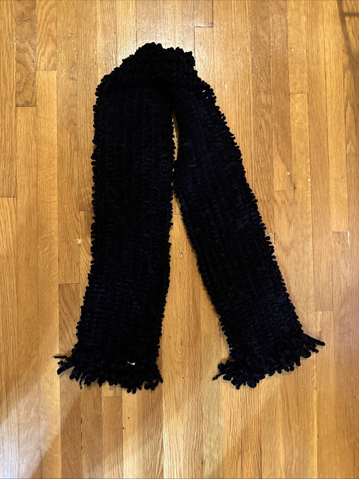 Solid Color Knit Infinity Winter Scarf Elastic Wa… - image 2