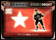 2021-22 Upper Deck Credentials #1S-10 Taylor Hall Star of the Night: First Star