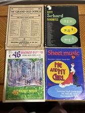 Vintage Sheet Music Collection - '88' Grand Old Songs, Fifty 5-Chord Favorites,