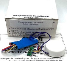 HO MRC 0001627 DCC SYNCHRONIZED STEAM SOUND DECODER WITH 12 SOUND FUNCTIONS