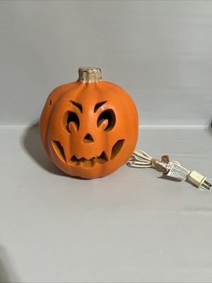 VTG 1998 The Paper Magic Group Inc 9  Light Up Pumpkin Jack O Lantern Foam Mold!